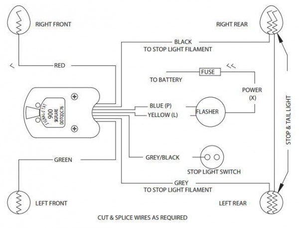 Led Turn Signal Wiring Diagram from www.store.ynzyesterdaysparts.com