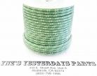 14ga, OVERSTOCK, Lacquer Coated Cloth Braided Wire, Green / White 2X