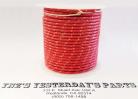 16ga, OVERSTOCK, Lacquer Coated Cloth Braided Wire, Red / Yellow