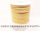 18ga, OVERSTOCK, Lacquer Coated Cloth Braided Wire, Off-White / Orange XT